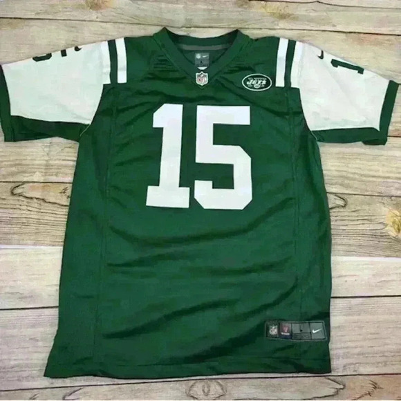 Nike kids jets/ tim Tebow football Jersey size LG - Picture 7 of 8
